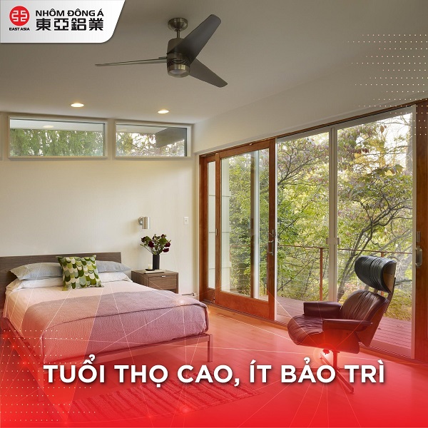 Tìm hiểu cửa nhôm lùa 4 cánh