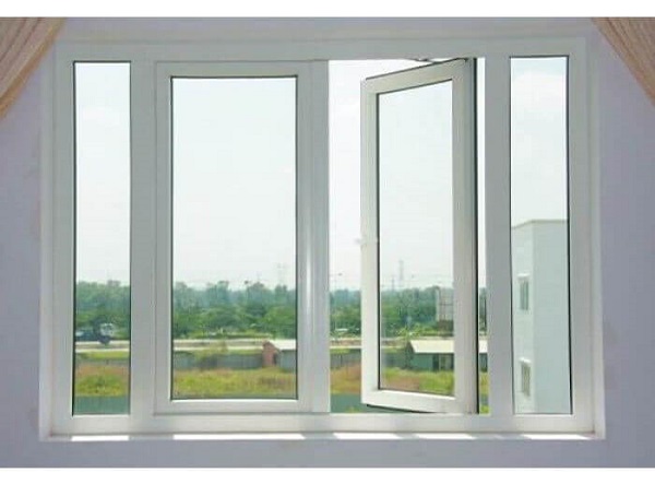 cửa sổ 4 cánh nhôm kính