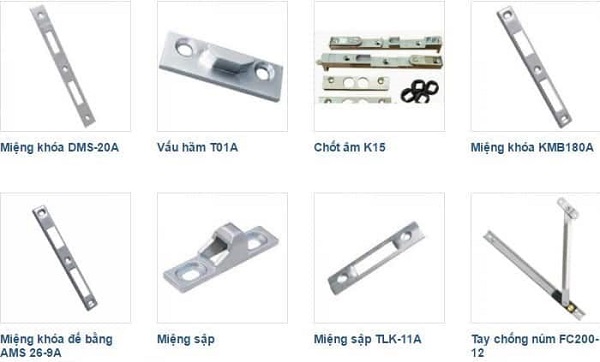 Bộ phụ kiện nhôm kính gồm những gì ?