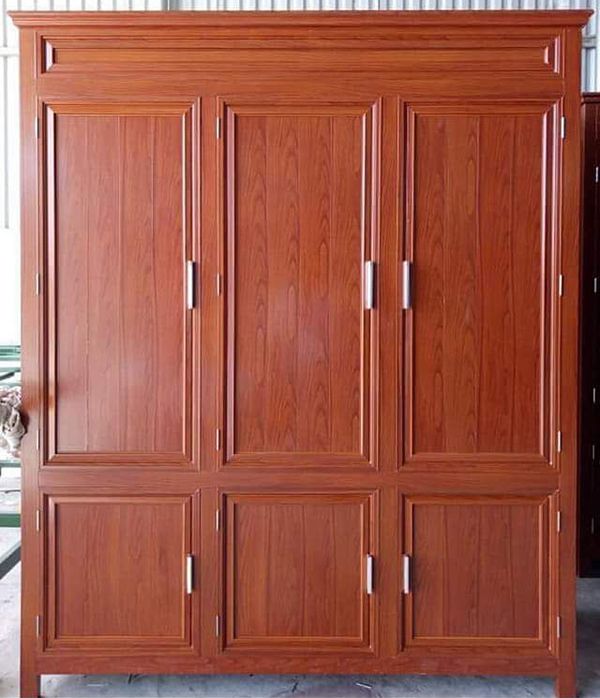 Mẫu tủ Nhôm Giả Gỗ