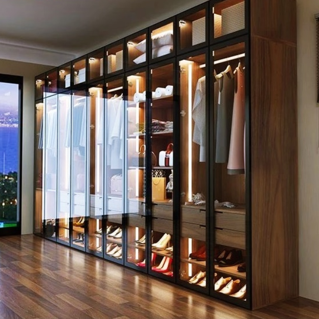 u điểm của tủ quần áo cánh kính dành cho không gian gia đình (2)