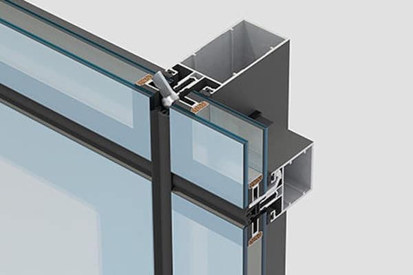 Vách kính mặt dựng giấu đố